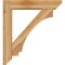 Ekena Millwork Imperial Slat Rough Sawn Bracket w/ Offset Brace, Western Red Cedar, 8"W x 40"D x 44"H BKT0806X40X44IMP06RWR - alternate 2
